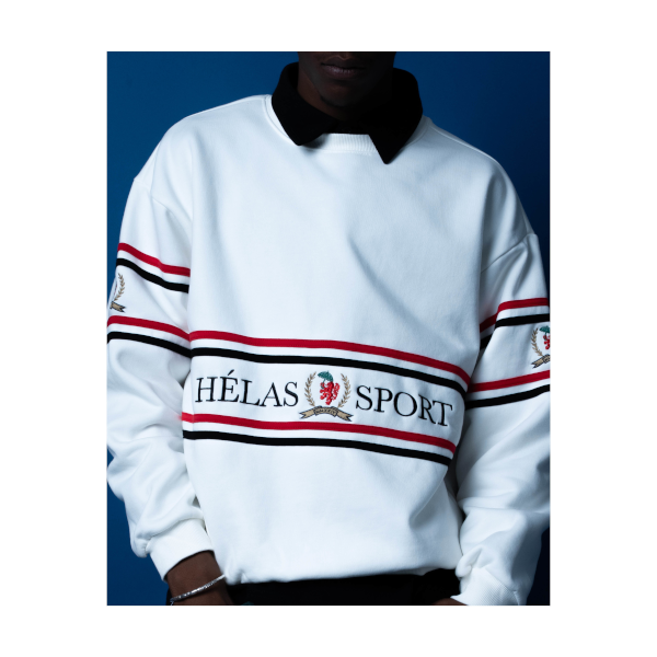 Hélas Sport Crewneck (white)