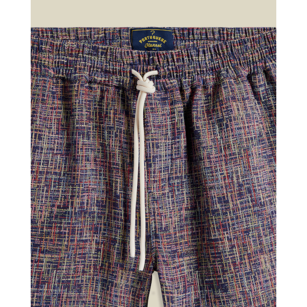 Portuguese Flannel Summer Boucle Short (navy)