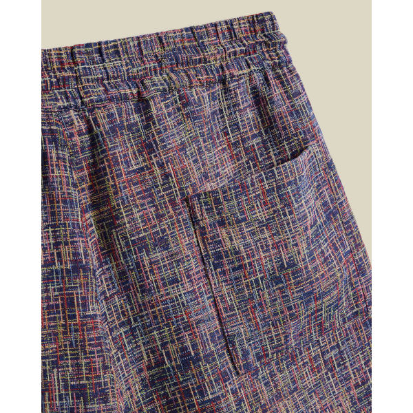 Portuguese Flannel Summer Boucle Short (navy)