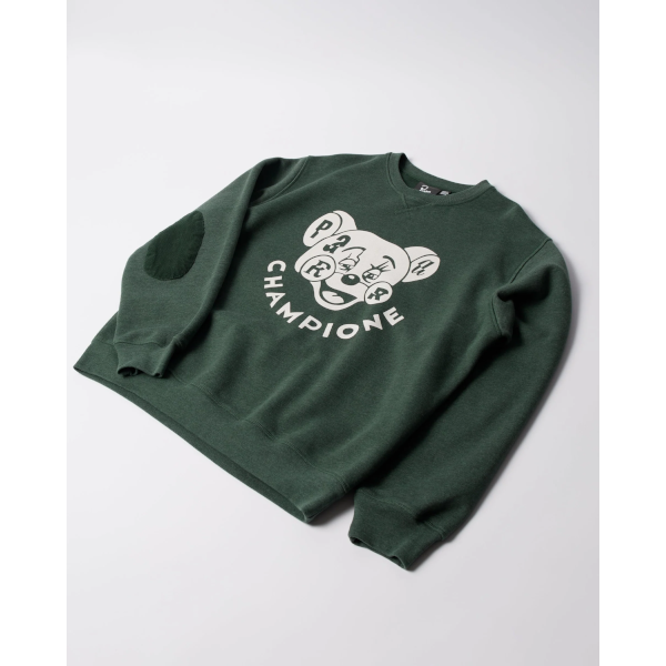 Parra Tired Campione Crew (pine green)