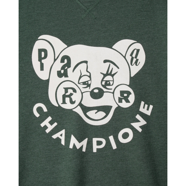 Parra Tired Campione Crew (pine green)