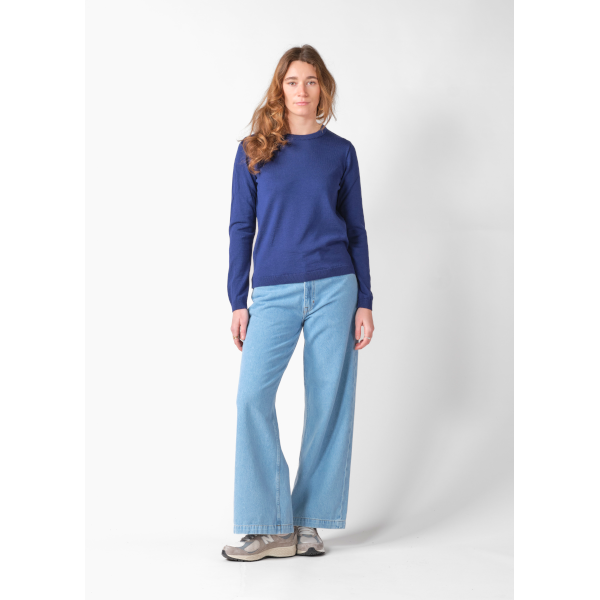 Klitmøller W Basic Merino Knit (surf blue)