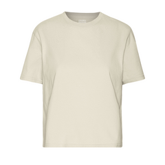 Colorful Standard W Organic Boxy Crop T-Shirt (ivory white)