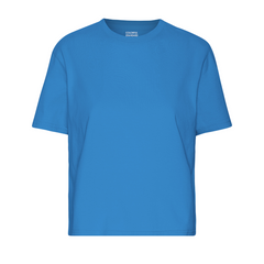 Colorful Standard W Organic Boxy Crop T-Shirt (pacific blue)