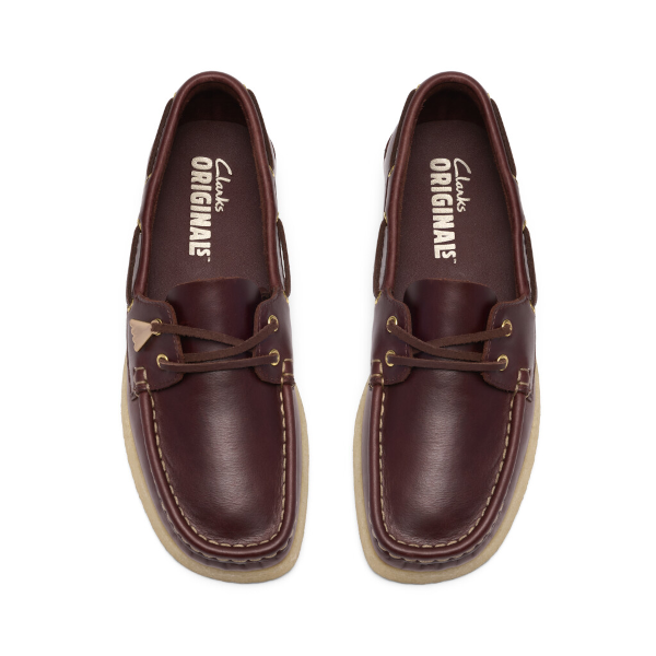 Clarks W Godney Boat (british tan leather)