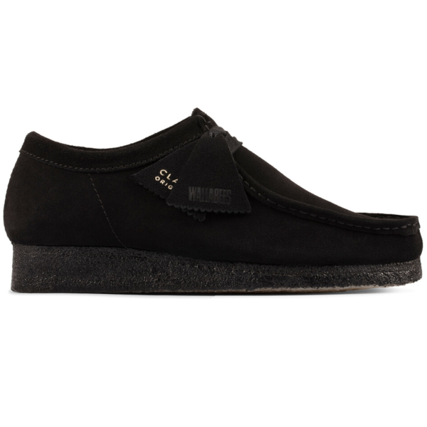 Clarks W Wallabee (black suede)