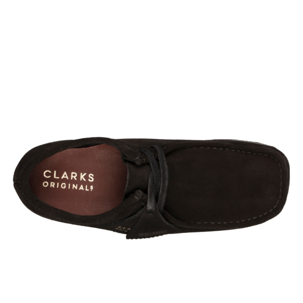 Clarks W Wallabee (black suede)
