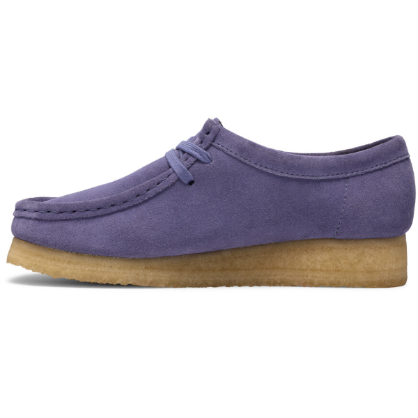 Clarks W Wallabee (purple interest)
