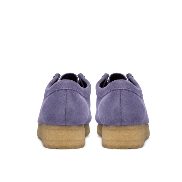 Clarks W Wallabee (purple interest)