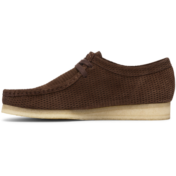 Clarks M Wallabee (brown perforated)