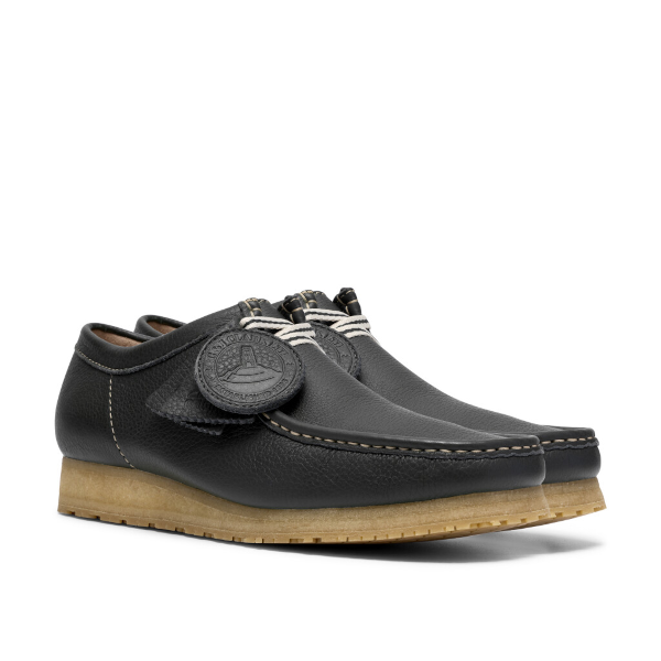 Clarks M Wallabee RB (dark green leather)