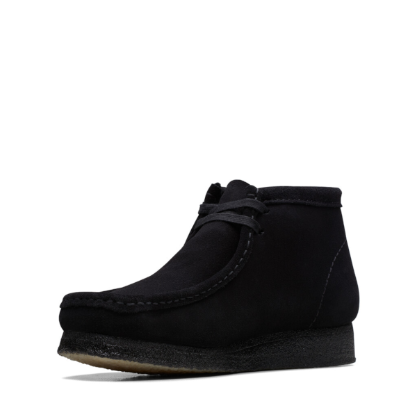 Clarks M Wallabee Boot (black suede)