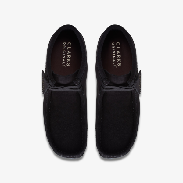 Clarks M Wallabee Boot (black suede)