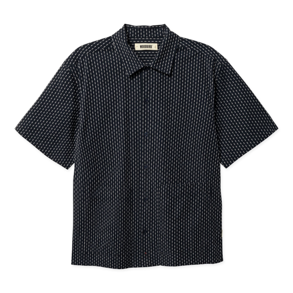 Woodbird Wang Shiko Shirt (dark navy)