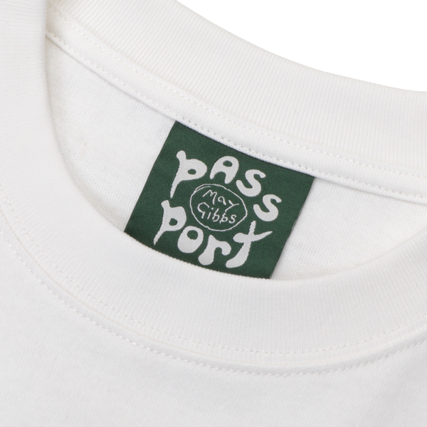 Passport Webbed Bed Tee (white)