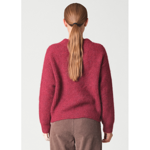 Klitmøller W Willow Knit (burgundy)