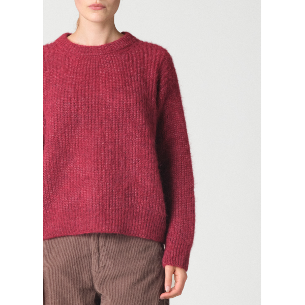 Klitmøller W Willow Knit (burgundy)