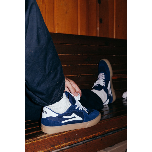 Lakai York (navy/gum suede)