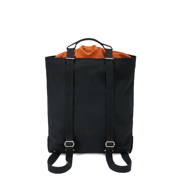 Qwstion Bananatex Tote Bag Medium (all black robin)