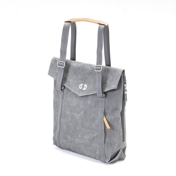 Qwstion Tote (organic washed grey)